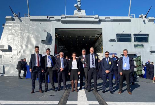 The FREMM FOS1 FREDA Frigate Lorraine delivered to the French Navy